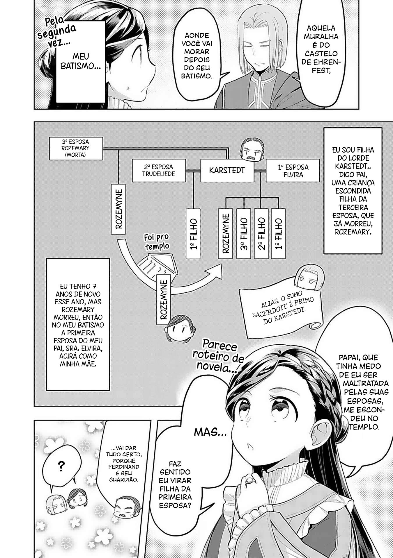 Honzuki no Gekokujou: Shisho ni Naru tame ni wa Shudan o Erandeiraremasen—Dai-3 Bu: Ryouchi ni Hon o Hirogeyou! Filha de Nobres 第17页