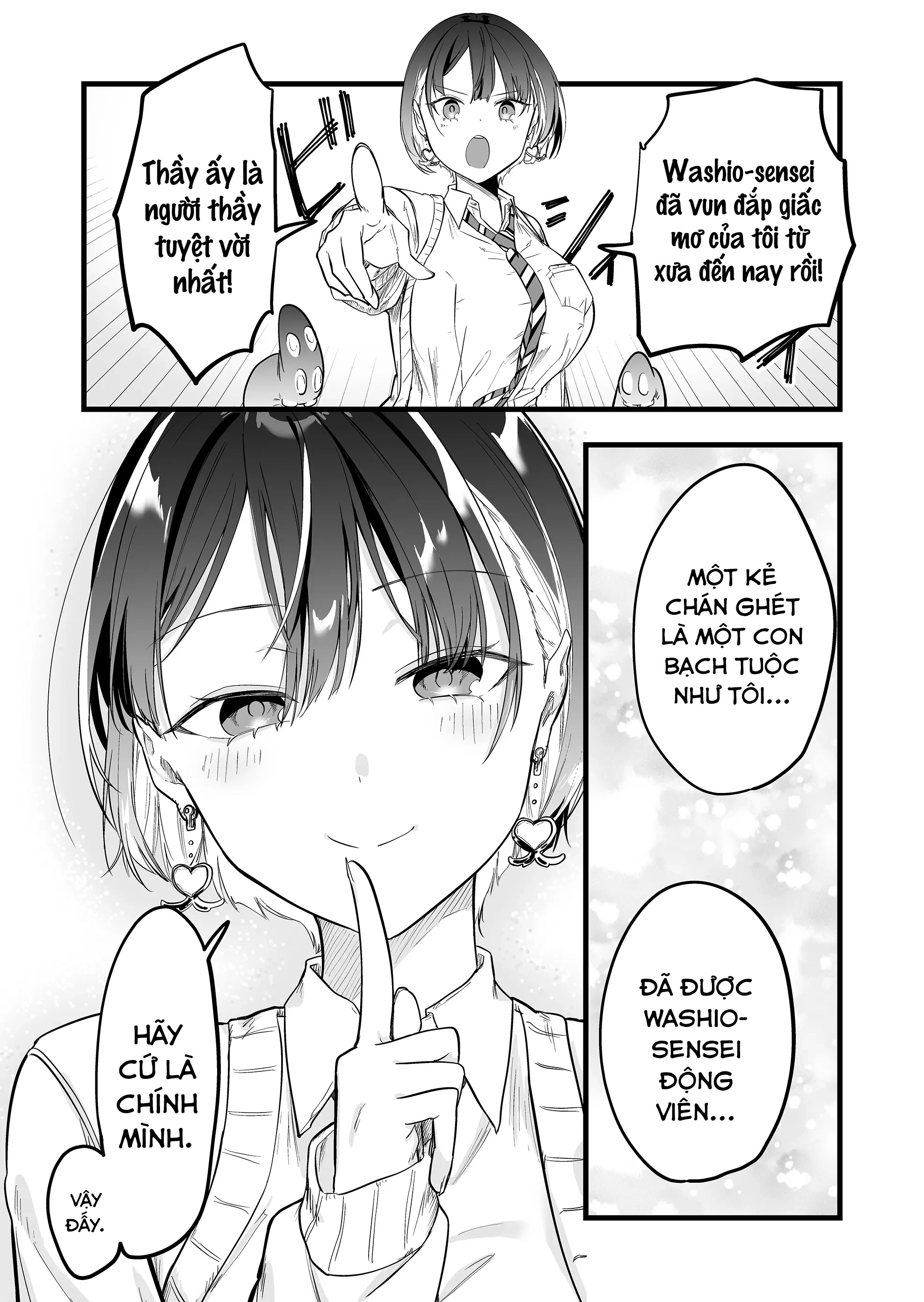 "Ano Toki Tasukete Itadaita Monster Musume desu." Isekai Ossan Kyoushi Totsuzen no Moteki ni Konwaku suru Tiết 2: Em thích Washio-sensei hơn. 第22页