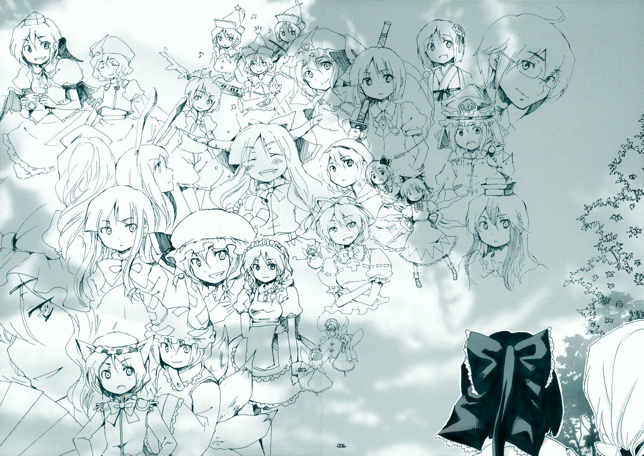 Touhou Bougetsushou ~ Silent Sinner in Blue. Prologa 第6页
