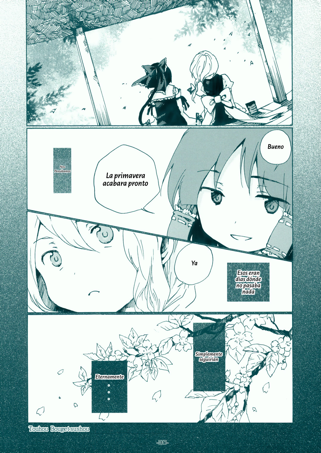 Touhou Bougetsushou ~ Silent Sinner in Blue. Prologa 第7页