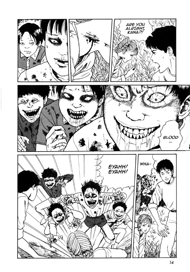 Junji Ito Horror Manga Collection Blood-bubble Bushes 第12页