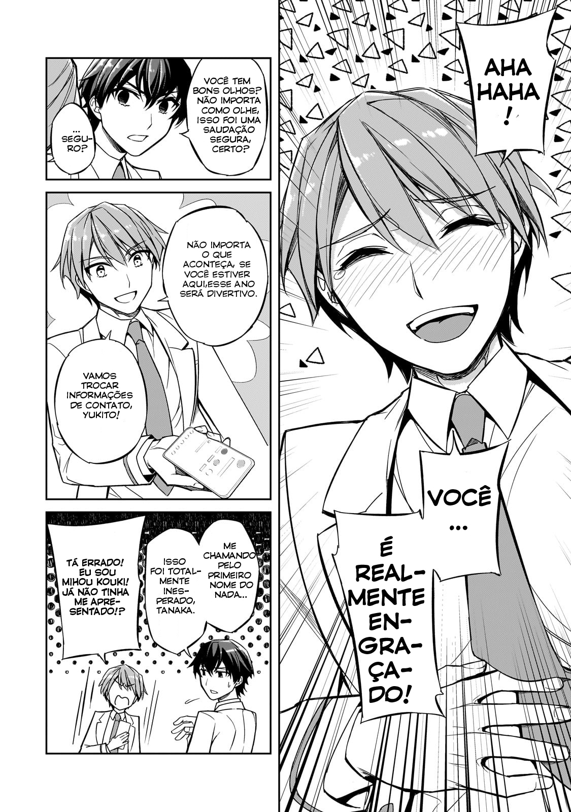 Ore ni Trauma wo Ataeta Joshi-tachi ga Chirachira Mitekuru kedo, Zannen desuga Teokure desu "Estou saindo da escola" 第12页