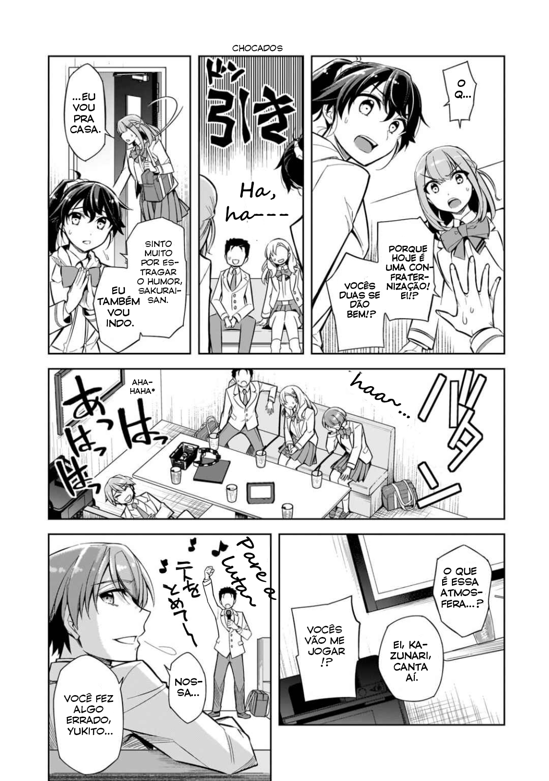 Ore ni Trauma wo Ataeta Joshi-tachi ga Chirachira Mitekuru kedo, Zannen desuga Teokure desu "Estou saindo da escola" 第29页