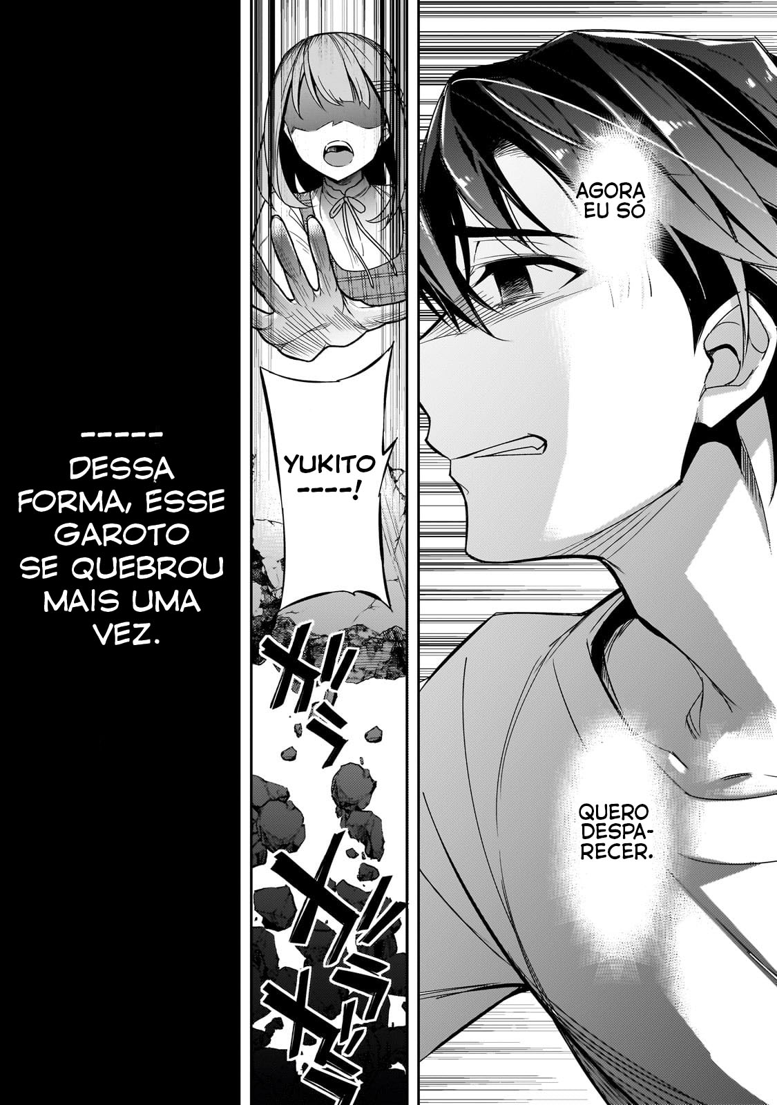 Ore ni Trauma wo Ataeta Joshi-tachi ga Chirachira Mitekuru kedo, Zannen desuga Teokure desu "Estou saindo da escola" 第4页