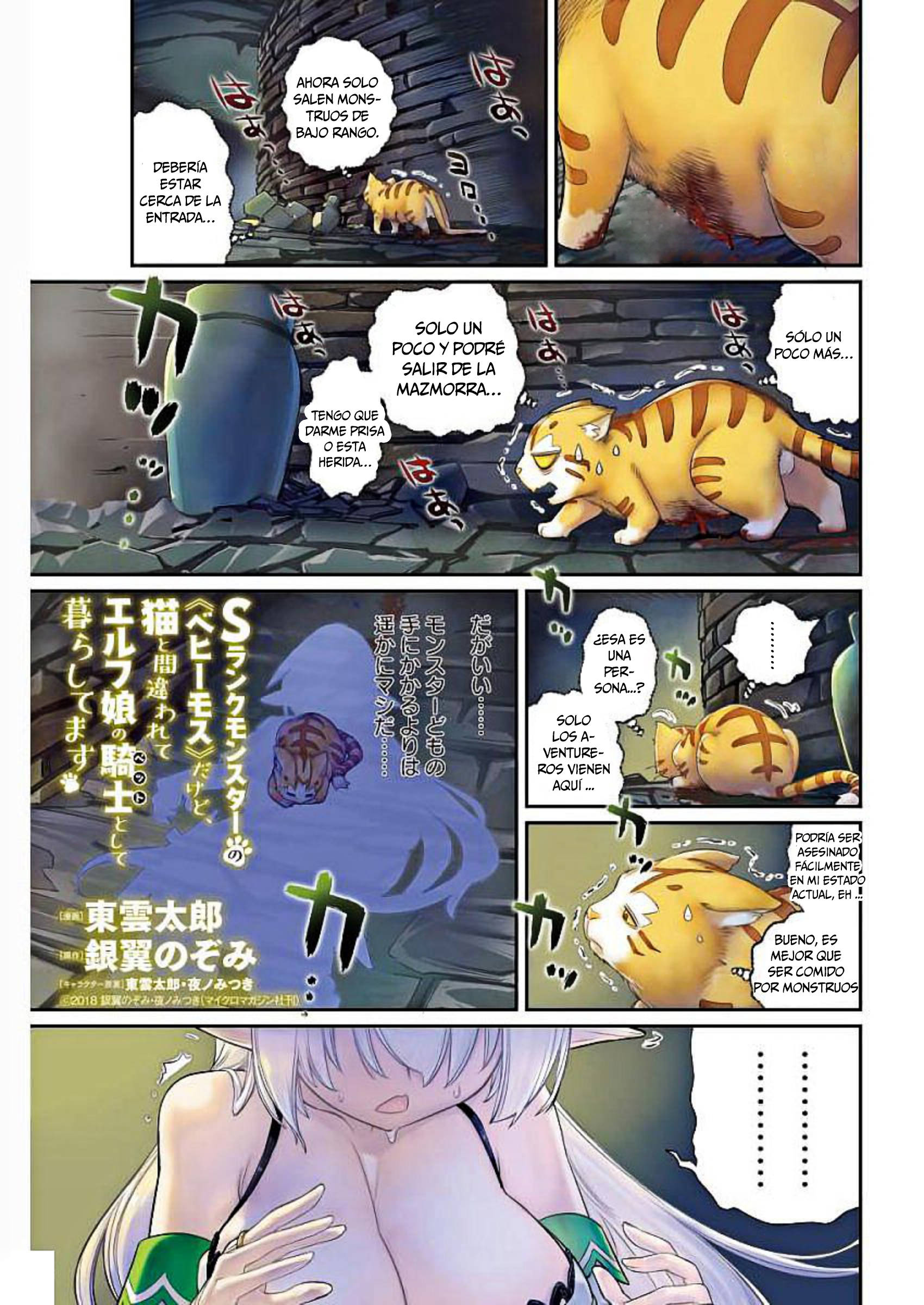 S-Rank Monster no "Behemoth" dakedo, Neko to Machigawarete Elf Musume no Pet to Shite Kurashitemasu El voto de un caballero 第1页
