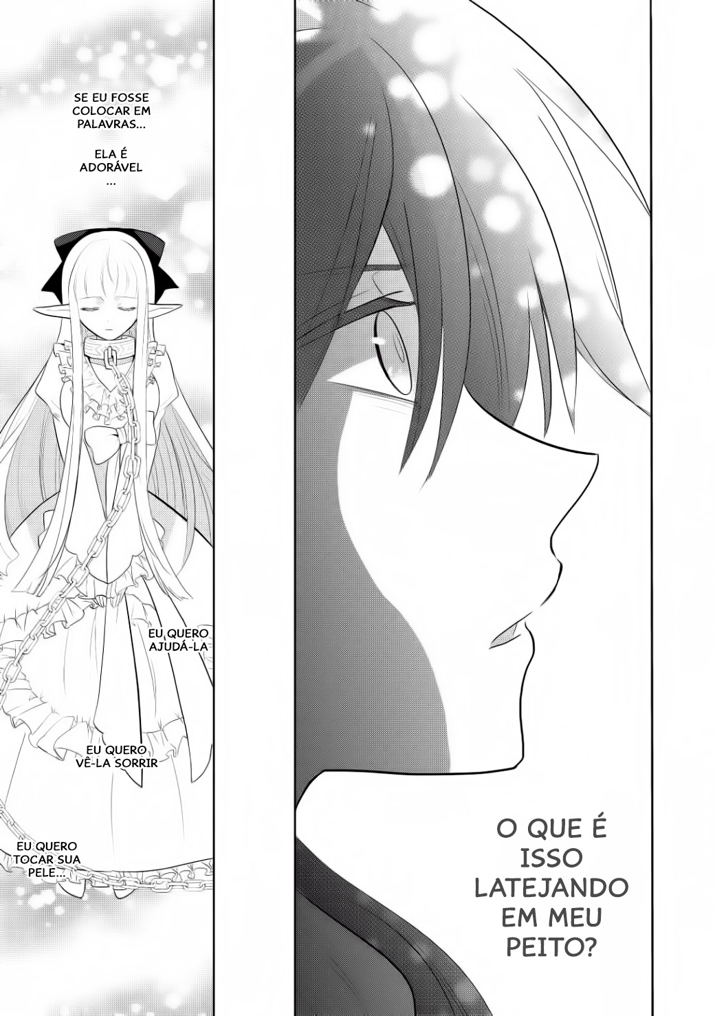 Maou no Ore ga Dorei Elf wo Yome ni Shitanda ga, Dou Medereba Ii? Primeiro amor é uma doença desagradável que aflige a todos. 第38页