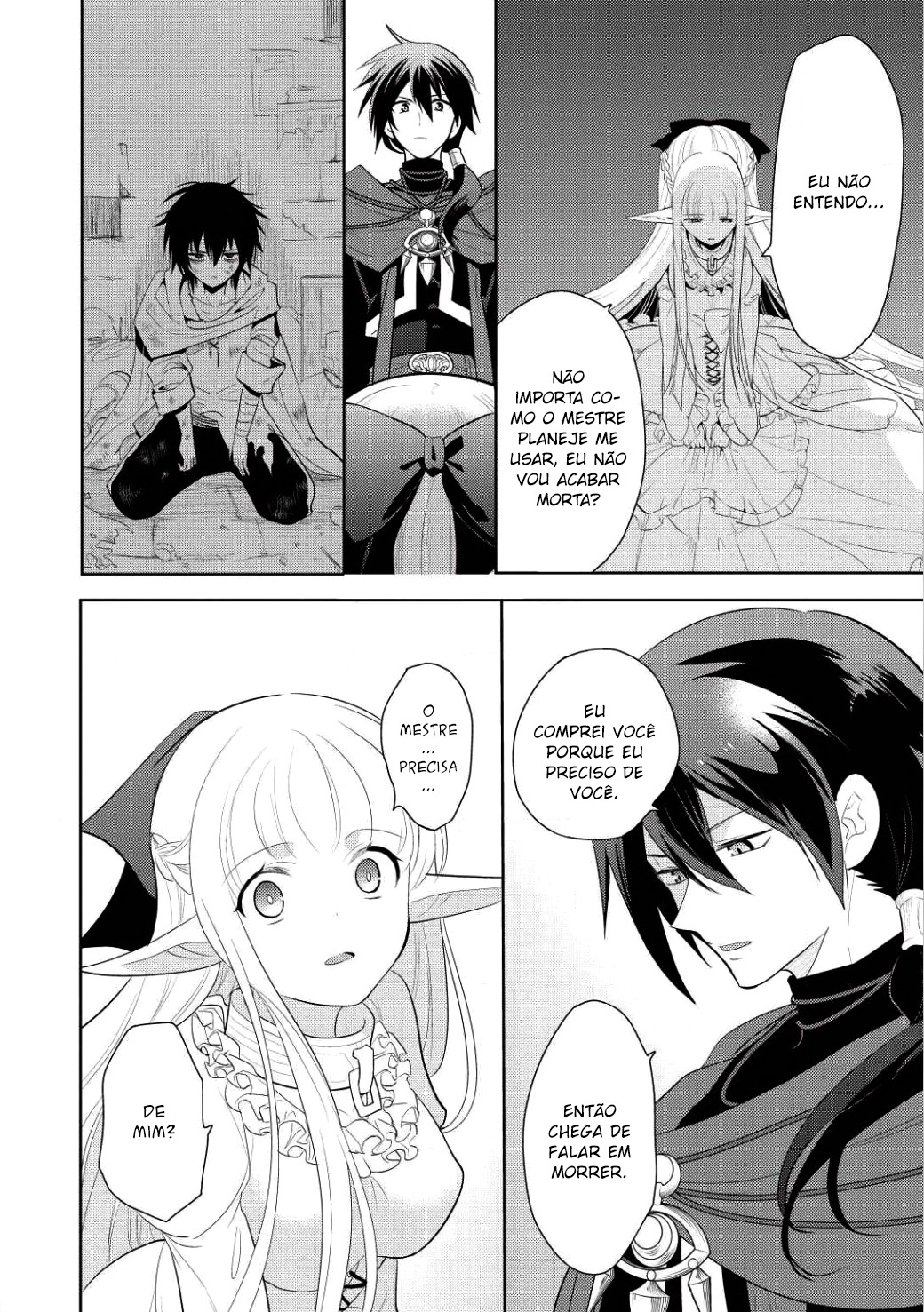 Maou no Ore ga Dorei Elf wo Yome ni Shitanda ga, Dou Medereba Ii? Primeiro amor é uma doença desagradável que aflige a todos. 第49页