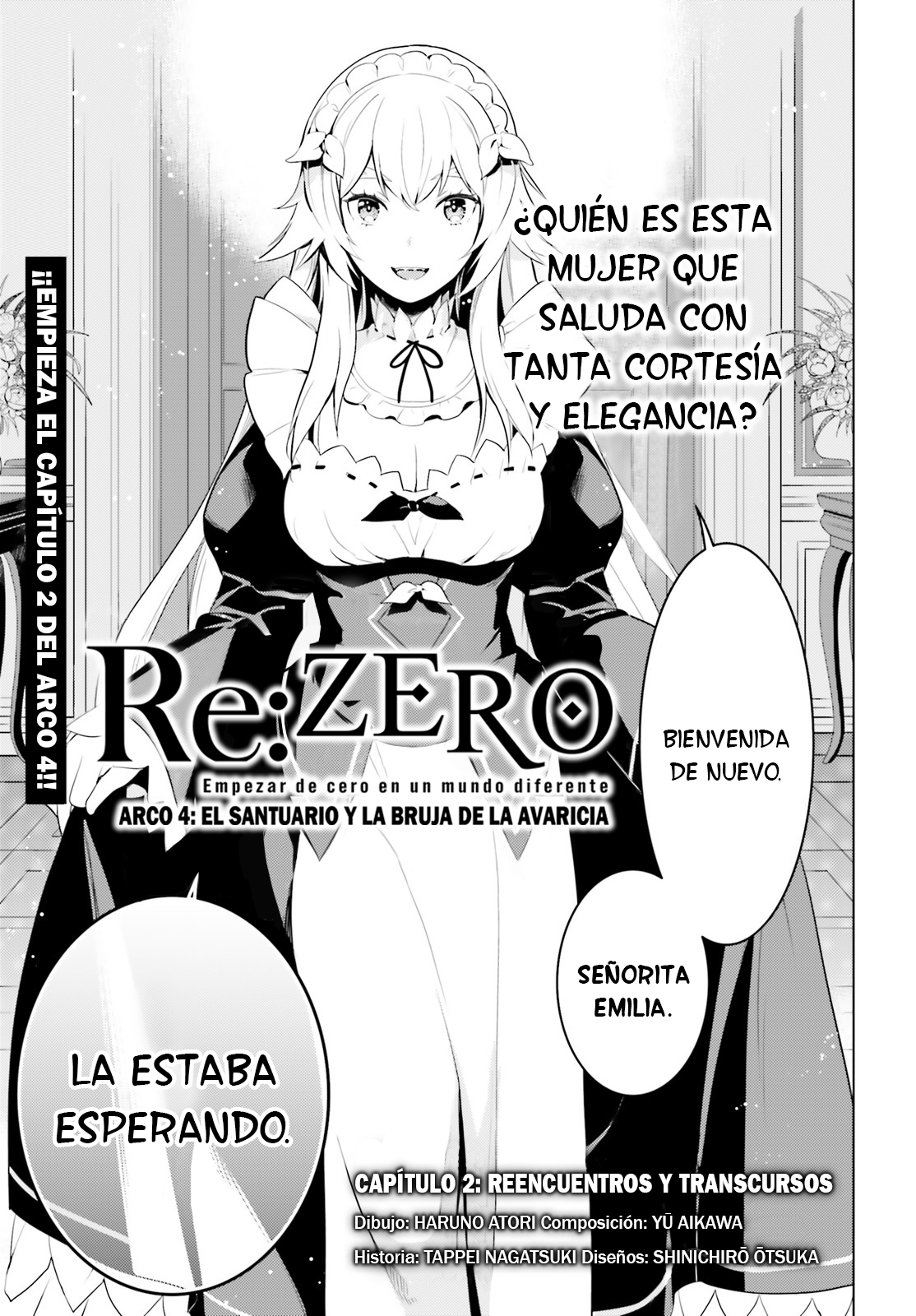 Re:Zero kara Hajimeru Isekai Seikatsu: Dai 4-shou—Seiiki to Gouyoku no Majo Reencuentros y transcursos 第1页