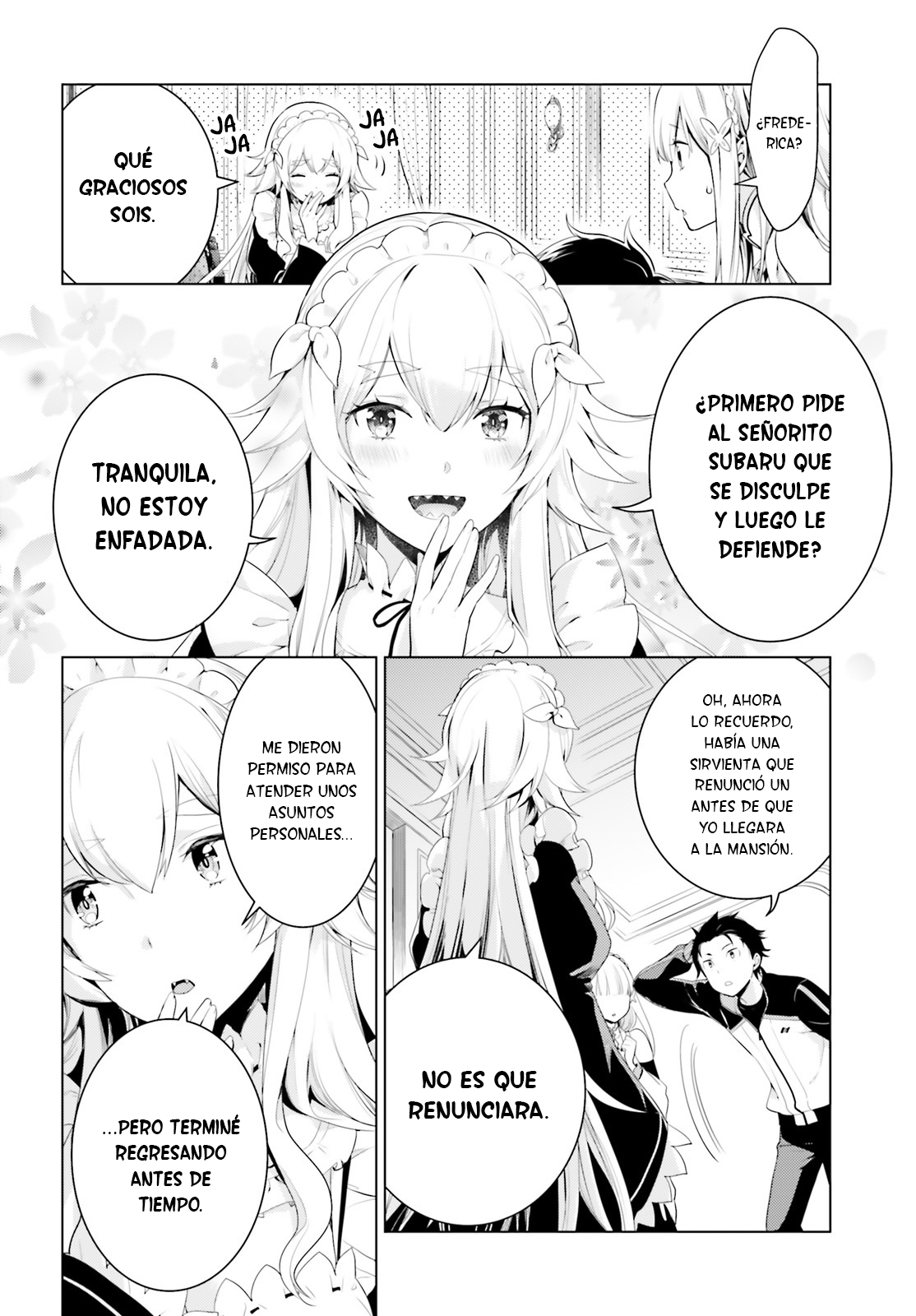 Re:Zero kara Hajimeru Isekai Seikatsu: Dai 4-shou—Seiiki to Gouyoku no Majo Reencuentros y transcursos 第5页