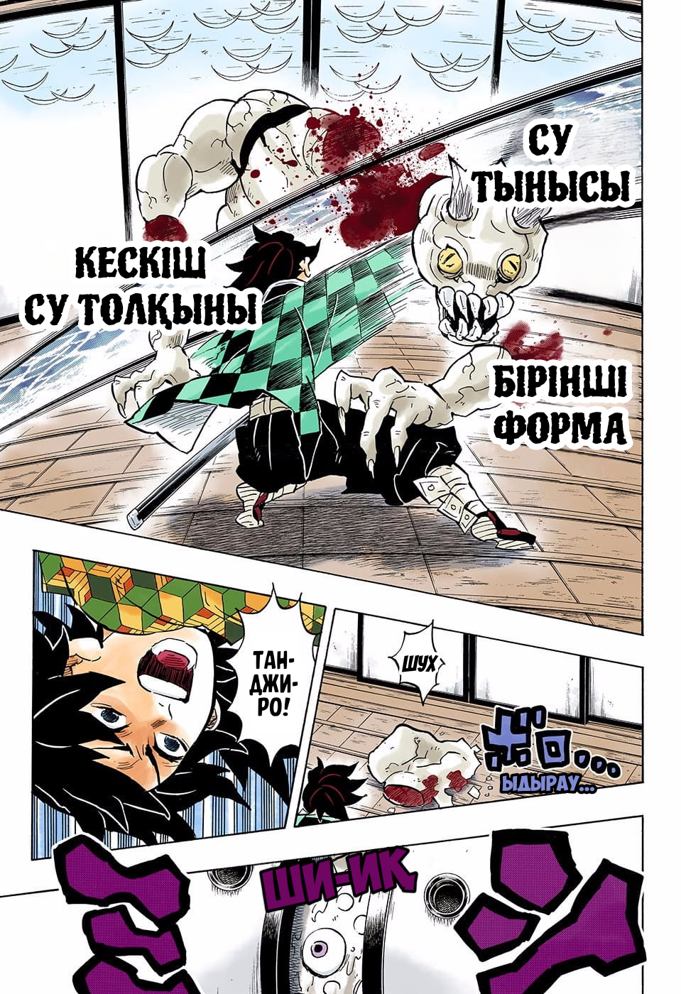 Demon Slayer: Kimetsu no Yaiba (Official Colored) Шешуші шайқастың басы 第5页