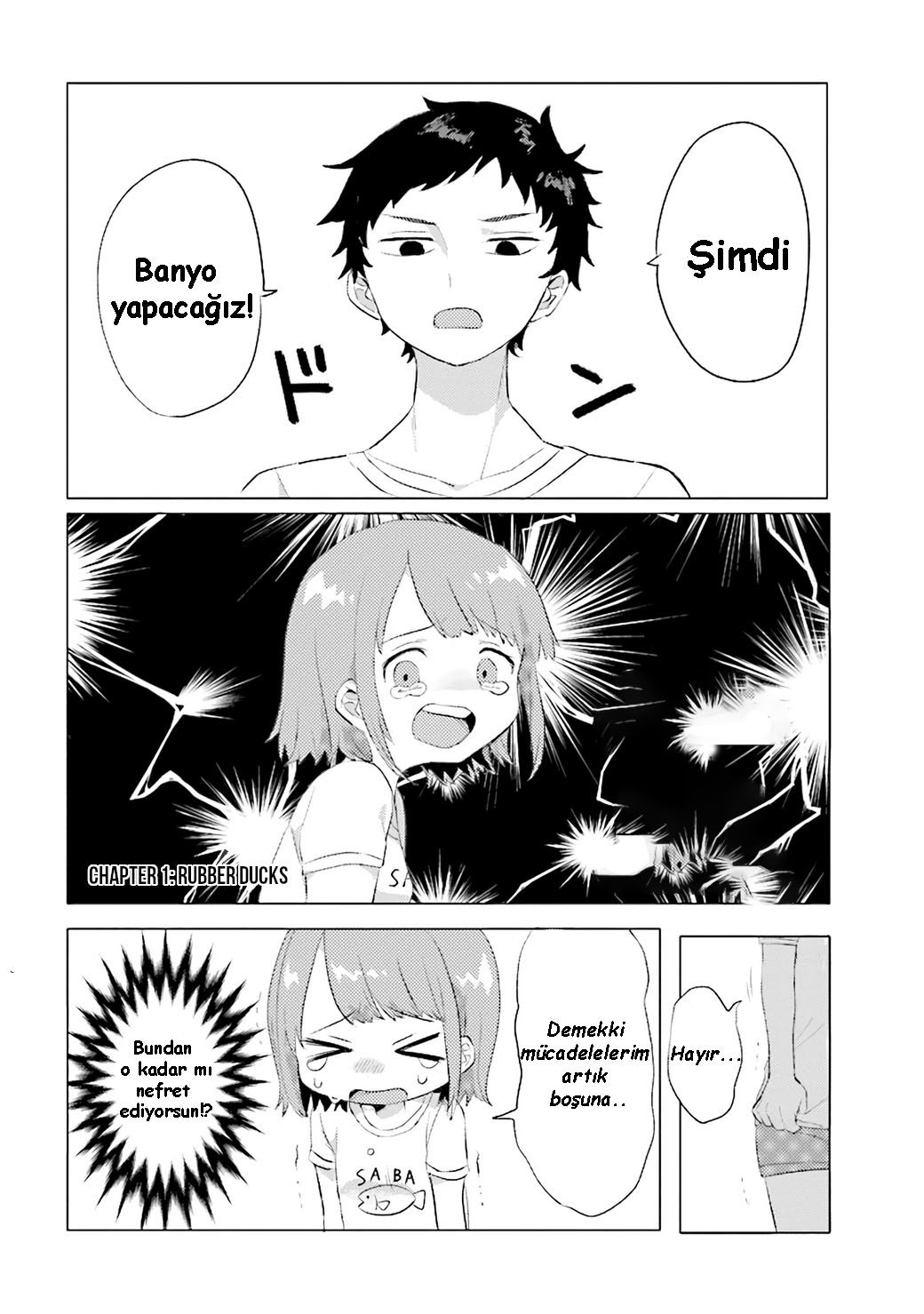 Zettai ni Furo ni Hairitakunai Kanojo VS Zettai ni Furo ni Iretai Kareshi Plastik Ördek 第2页