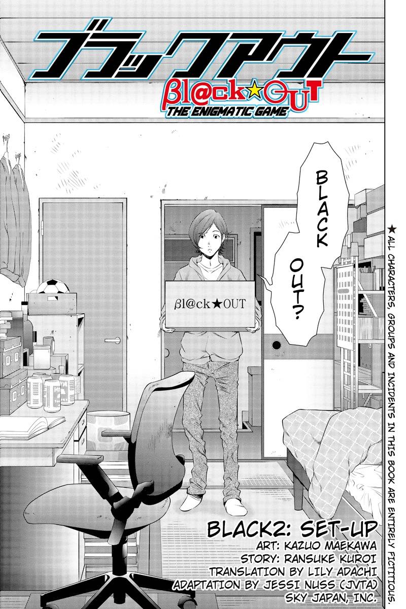 Black Out Set-Up 第1页
