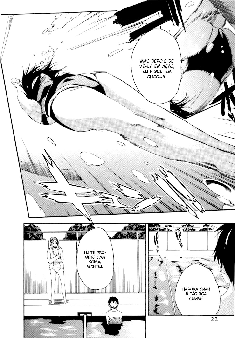 Frogman Agora no time de natação 第24页