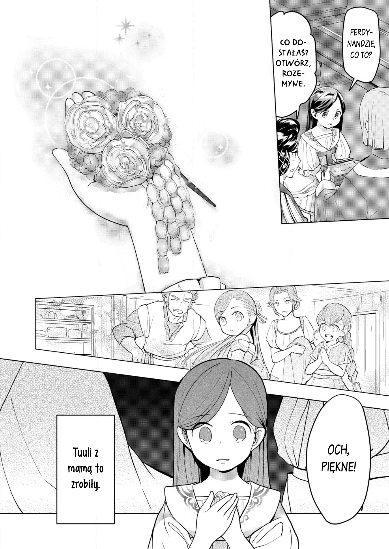 Honzuki no Gekokujou: Shisho ni Naru tame ni wa Shudan o Erandeiraremasen—Dai-3 Bu: Ryouchi ni Hon o Hirogeyou! Córka szlachcica 第33页