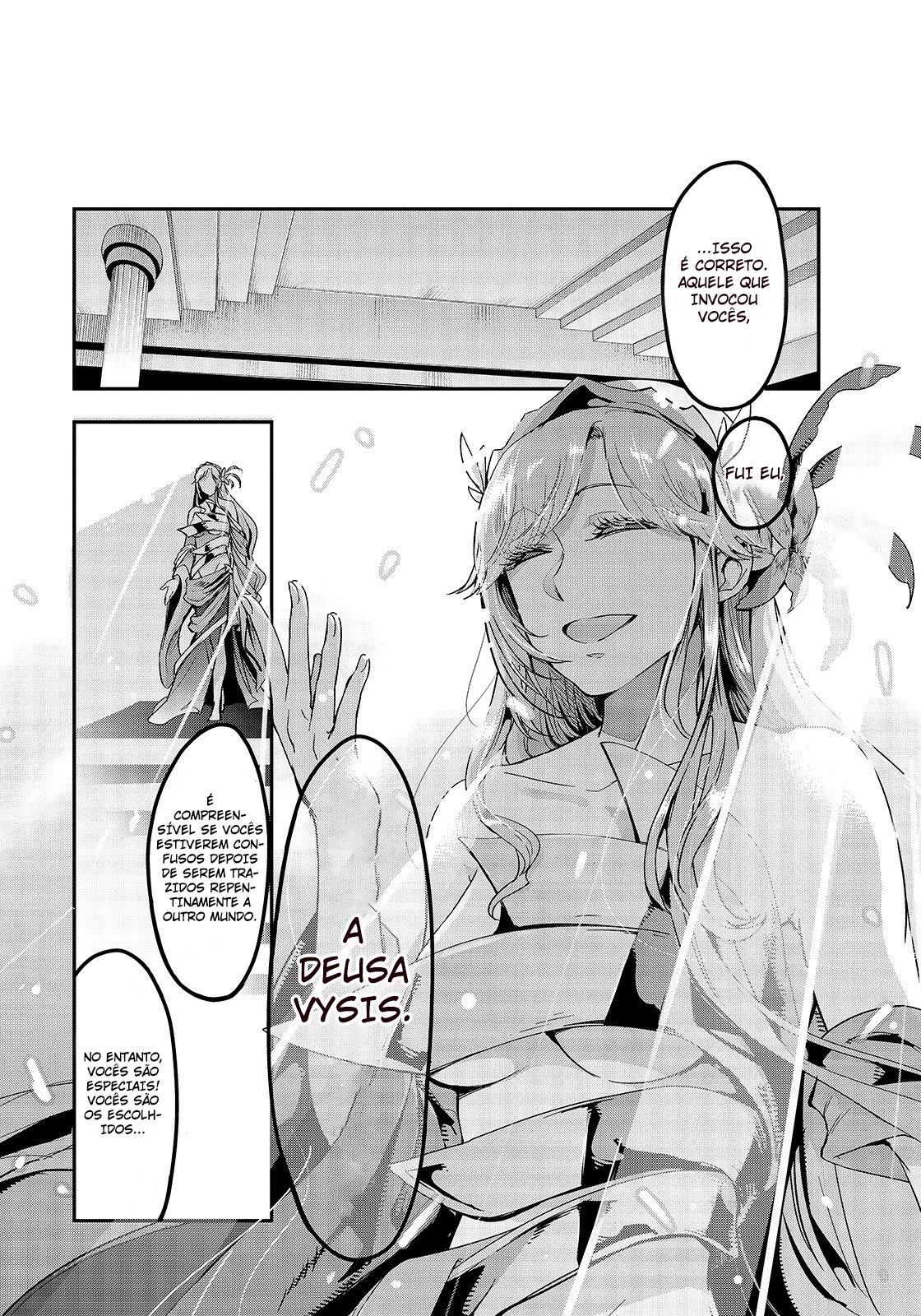 Hazure Waku no [Joutai Ijou Skill] de Saikyou ni Natta Ore ga Subete o Juurin Suru made A Deusa Anuncia A Invocação 第5页